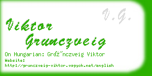 viktor grunczveig business card